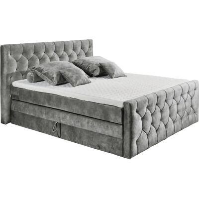 ED EXCITING DESIGN Cashfield Microvelours Boxspring Postel - Boxspring postel ED EXCITING DESIGN Cashfield Microvelours Boxspring Postel - Boxspring postel
