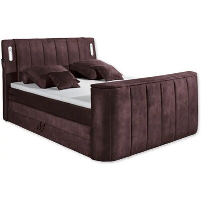 ED EXCITING DESIGN Dallas Microvelours Boxspringpostel - Kompletní postel ED EXCITING DESIGN Dallas Microvelours Boxspringpostel - Kompletní postel