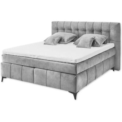 ED EXCITING DESIGN Oregon Microvelours Boxspringbett - Boxspringbett ED EXCITING DESIGN Oregon Microvelours Boxspringbett - Boxspringbett