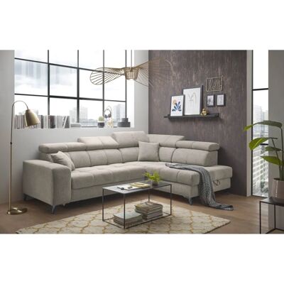ED EXCITING DESIGN Sydney Beige L-Form Sofa - Sofa ED EXCITING DESIGN Sydney Beige L-Form Sofa - Sofa