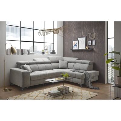 ED Exciting Design Sydney L-Form Sofa - Mikrofaser, Verstellbar, Bett ED Exciting Design Sydney L-Form Sofa - Mikrofaser, Verstellbar, Bett