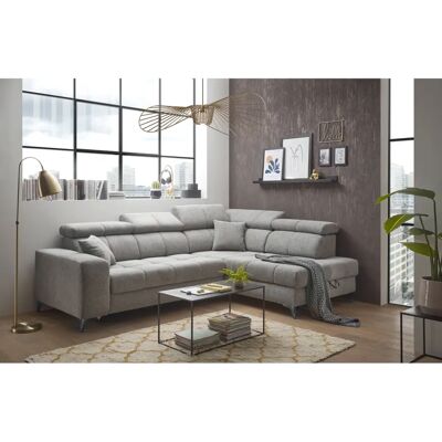 ED EXCITING DESIGN Sydney Taupe Ecksofa - L-Form, mit Schlaffunktion & Stauraum ED EXCITING DESIGN Sydney Taupe Ecksofa - L-Form, mit Schlaffunktion & Stauraum