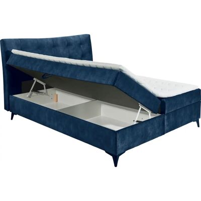 ED EXCITING DESIGN Melrose Microvelours Dunkelblau 180x200cm - Boxspringbett ED EXCITING DESIGN Melrose Microvelours Dunkelblau 180x200cm - Boxspringbett