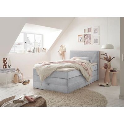 ED EXCITING DESIGN Luzern - Grau - Komplettbett mit Stauraum - Boxspringbett ED EXCITING DESIGN Luzern - Grau - Komplettbett mit Stauraum - Boxspringbett
