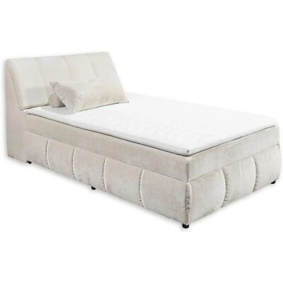 ED Valencia Microvelour Boxspring Postel - Úložný prostor & 120x200cm ED Valencia Microvelour Boxspring Postel - Úložný prostor & 120x200cm