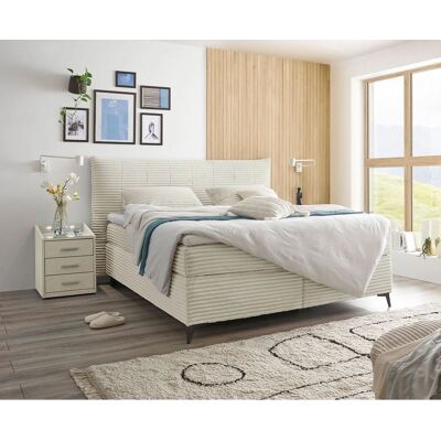 ED EXCITING DESIGN Seattle beige Boxspring Bett - Boxspring Bett ED EXCITING DESIGN Seattle beige Boxspring Bett - Boxspring Bett