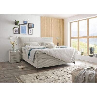 ED EXCITING DESIGN Seattle - Hellgrau - 180x200cm - Boxspringbett ED EXCITING DESIGN Seattle - Hellgrau - 180x200cm - Boxspringbett