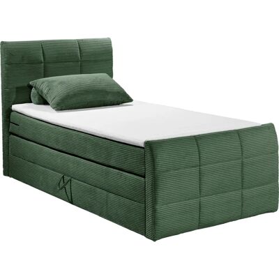 ED EXCITING DESIGN Bolivia Oliv Boxspringbett - Komplettbett mit Stauraum ED EXCITING DESIGN Bolivia Oliv Boxspringbett - Komplettbett mit Stauraum