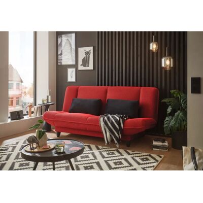 ED EXCITING DESIGN Amalia - Webstoff, červená, Rozkládací pohovka - 200x88x90 cm ED EXCITING DESIGN Amalia - Webstoff, červená, Rozkládací pohovka - 200x88x90 cm
