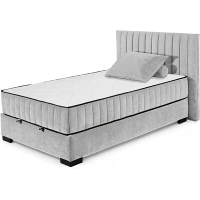 ED EXCITING DESIGN Nagol Microvelours Box postel - s úložným prostorem a oboustranným matracem ED EXCITING DESIGN Nagol Microvelours Box postel - s úložným prostorem a oboustranným matracem