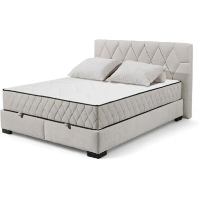 ED EXCITING DESIGN Nagol Microvelours Box Postel - Úložný prostor, Béžová ED EXCITING DESIGN Nagol Microvelours Box Postel - Úložný prostor, Béžová