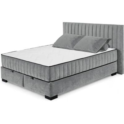 ED EXCITING DESIGN Nagol Microvelours Postel - Boxspring Bed ED EXCITING DESIGN Nagol Microvelours Postel - Boxspring Bed