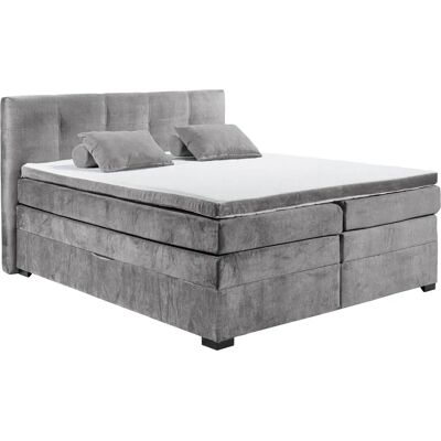 ED EXCITING DESIGN Fanes Grau Boxspringbett - Komplettbett ED EXCITING DESIGN Fanes Grau Boxspringbett - Komplettbett