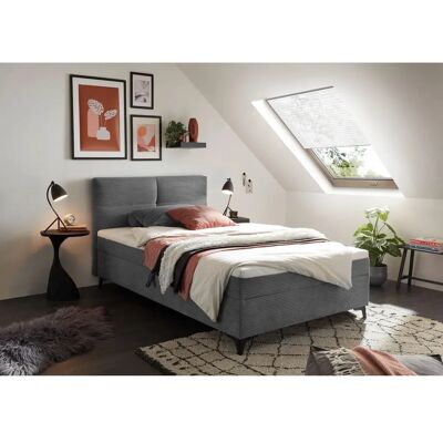 ED EXCITING DESIGN Andon Boxspringbett - Poliertes Kopfteil ED EXCITING DESIGN Andon Boxspringbett - Poliertes Kopfteil