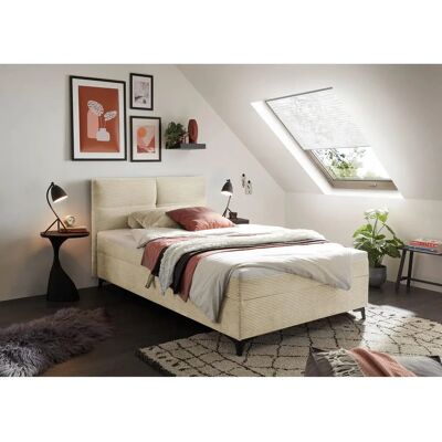 Boxspring Postel ED Exciting Design 120x200 cm s Úložným Prostorem - Bonell Pružinové Jádro a Pěnový Topper Boxspring Postel ED Exciting Design 120x200 cm s Úložným Prostorem - Bonell Pružinové Jádro a Pěnový Topper