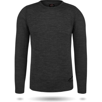 Normani - Merino Langarm Melbourne - Grau - Funktionsshirt Normani - Merino Langarm Melbourne - Grau - Funktionsshirt