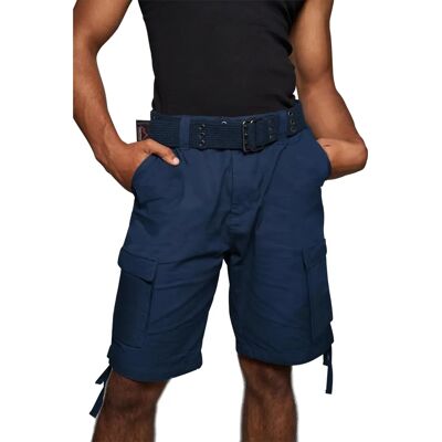Normani Kalahari Bio-Baumwoll-Shorts - Sommer-Shorts mit Gürtel Wadi Normani Kalahari Bio-Baumwoll-Shorts - Sommer-Shorts mit Gürtel Wadi