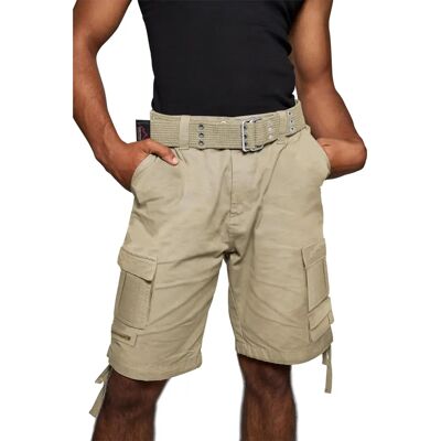 Normani Herren Shorts Atacama Bio-Baumwolle Beige - Shorts Normani Herren Shorts Atacama Bio-Baumwolle Beige - Shorts