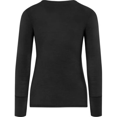 Normani - Cambria Merino Umstands-Langarm-Shirt - Grau - Shirt Normani - Cambria Merino Umstands-Langarm-Shirt - Grau - Shirt