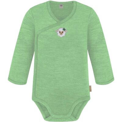 Normani Modell 9355 Baby Merino Langarm Wickelbody - Body Normani Modell 9355 Baby Merino Langarm Wickelbody - Body