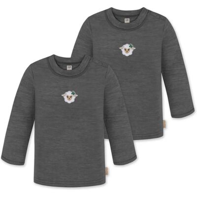 Normani Modell 9465 Baby Merino Longsleeve - 2er Pack Herren & Damen Normani Modell 9465 Baby Merino Longsleeve - 2er Pack Herren & Damen