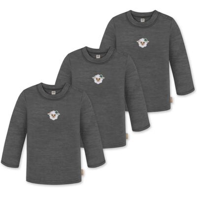 Normani Modell 9467 - Herren/Damen Merino Longsleeve Body - 3er Pack Normani Modell 9467 - Herren/Damen Merino Longsleeve Body - 3er Pack