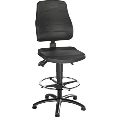 Eurokraft Pro - Drehbarer Bürostuhl mit PU-Schaum & Rollen Eurokraft Pro - Drehbarer Bürostuhl mit PU-Schaum & Rollen