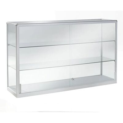 Vitrina Eurokraft pro Altura Media - Aluminio Plateado Vitrina Eurokraft pro Altura Media - Aluminio Plateado