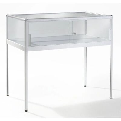 Eurokraft Pro Vitrina - 1020mm Altezza - Argento - 2 Porte Scorrevoli - Vetrina Espositiva Eurokraft Pro Vitrina - 1020mm Altezza - Argento - 2 Porte Scorrevoli - Vetrina Espositiva