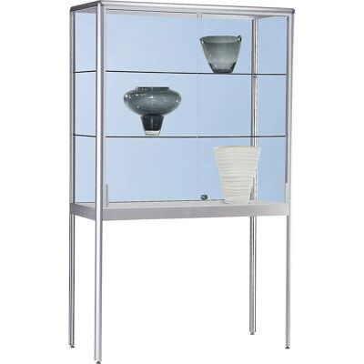 Eurokraft Pro Vitrin - Sicherheits-ESG-Glas, Verstellbares LED, Aluminiumrahmen Eurokraft Pro Vitrin - Sicherheits-ESG-Glas, Verstellbares LED, Aluminiumrahmen