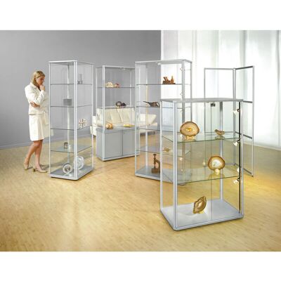 Vitrina Columna Eurokraft Pro - 1800x520x520 - Sin iluminación Vitrina Columna Eurokraft Pro - 1800x520x520 - Sin iluminación