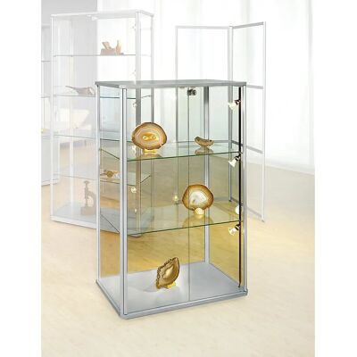 Eurokraft Pro Mittelgroßer Vitrin mit Einstellbaren Glasböden - Vitrine Eurokraft Pro Mittelgroßer Vitrin mit Einstellbaren Glasböden - Vitrine