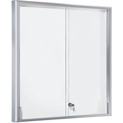 Eurokraft pro Gablota - Aluminium, Weiß, Silber - 12 DIN A4 Eurokraft pro Gablota - Aluminium, Weiß, Silber - 12 DIN A4