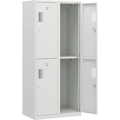 Eurokraft Basic Amsterdam Schrank - 4 Fächer Eurokraft Basic Amsterdam Schrank - 4 Fächer