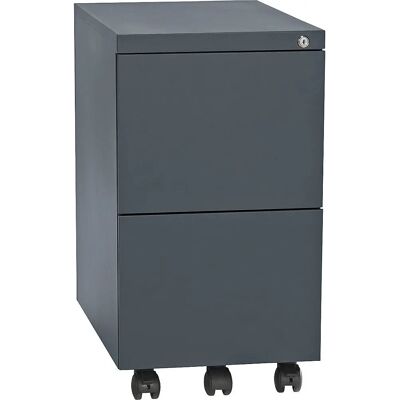 Eurokraft Basic Stahl-Mobilcontainer - 2 Hängeakten Eurokraft Basic Stahl-Mobilcontainer - 2 Hängeakten