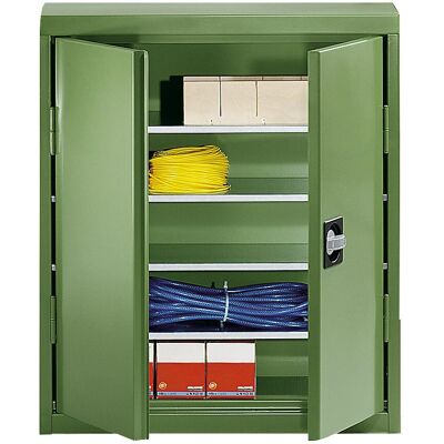 Eurokraft pro Stahlblech Lagerungsschrank - 780mm - Reseda Grün - 4 Regale Eurokraft pro Stahlblech Lagerungsschrank - 780mm - Reseda Grün - 4 Regale