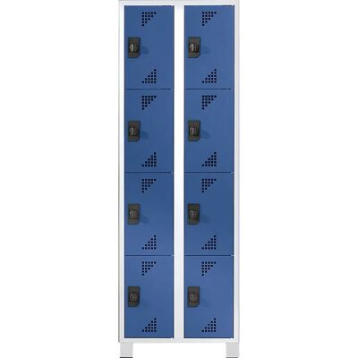 EUROKRAFTpro Verschließbarer Stahlschrank - 8 Fächer, 1800x600x500mm EUROKRAFTpro Verschließbarer Stahlschrank - 8 Fächer, 1800x600x500mm
