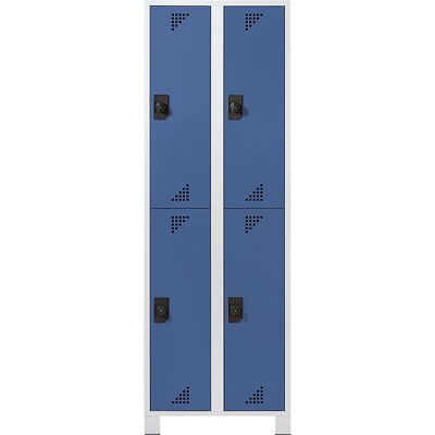 EUROKRAFTpro Stahlschrank Grau Blau - Schrank EUROKRAFTpro Stahlschrank Grau Blau - Schrank