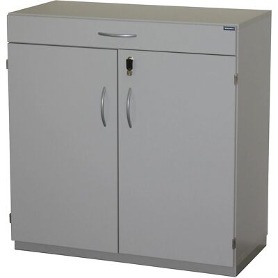 Eurokraft Pro Aufbewahrungsschrank mit Sortiertisch - Hellgrau RAL 7035 Eurokraft Pro Aufbewahrungsschrank mit Sortiertisch - Hellgrau RAL 7035
