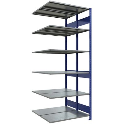 Estantería Modular Eurokraft Pro - Dos Filas, Ajustable, 2500mm Estantería Modular Eurokraft Pro - Dos Filas, Ajustable, 2500mm