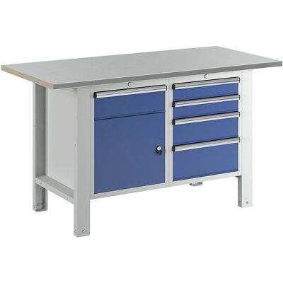 Mesa de Taller Eurokraft Basic - Sistema Modular, 1500mm Mesa de Taller Eurokraft Basic - Sistema Modular, 1500mm