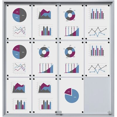 Eurokraft Pro Schiebetür Vitrine - Innenbereich Eurokraft Pro Schiebetür Vitrine - Innenbereich