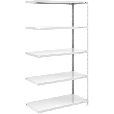 Estanterías de almacenamiento EUROKRAFTpro - Ajustables, Carga media, Gris claro Estanterías de almacenamiento EUROKRAFTpro - Ajustables, Carga media, Gris claro