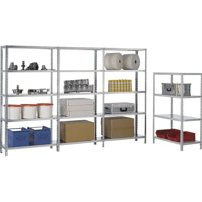 Estantería de almacén EUROKRAFTpro - Resistente, 2500mm, 1000mm, 600mm Estantería de almacén EUROKRAFTpro - Resistente, 2500mm, 1000mm, 600mm