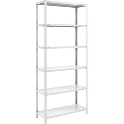 Estantería de almacén EUROKRAFTpro - Ajustable, Gris claro RAL 7035 Estantería de almacén EUROKRAFTpro - Ajustable, Gris claro RAL 7035
