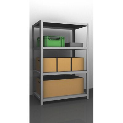 EUROKRAFTpro Lagerregal - Verzinkt, 1500x1000x800mm EUROKRAFTpro Lagerregal - Verzinkt, 1500x1000x800mm