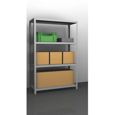 EUROKRAFTpro Stahlregal - Schwerlast, Verzinkt - 1500x1000x500mm EUROKRAFTpro Stahlregal - Schwerlast, Verzinkt - 1500x1000x500mm
