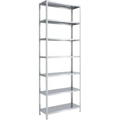 Scaffale EUROKRAFTpro - Zincato, 3000mm H, 1000mm L, 500mm P - Base Scaffale EUROKRAFTpro - Zincato, 3000mm H, 1000mm L, 500mm P - Base