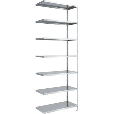 EUROKRAFTpro Stahlregal - 3000mm, Zinkbeschichtet, Verstellbar EUROKRAFTpro Stahlregal - 3000mm, Zinkbeschichtet, Verstellbar