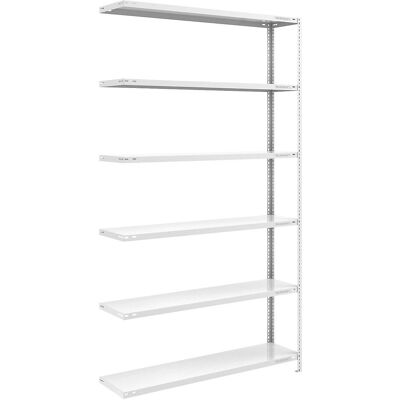 Scaffale EUROKRAFTpro 2500mm, 1300mm, Grigio chiaro RAL 7035 - Scaffale da magazzino Scaffale EUROKRAFTpro 2500mm, 1300mm, Grigio chiaro RAL 7035 - Scaffale da magazzino